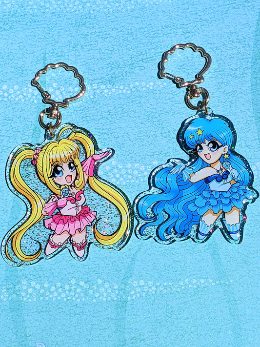 Mermaid Melody Transformation Keychains