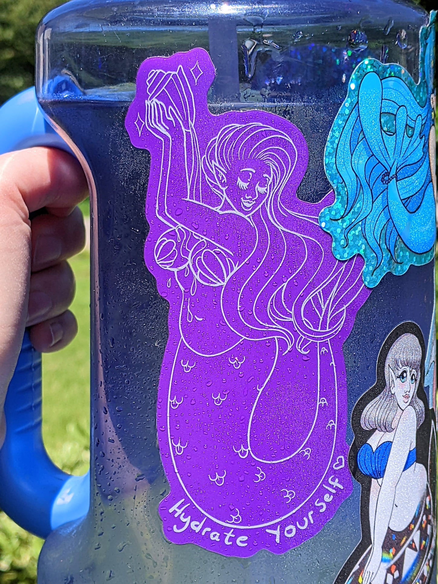 Color Changing Mermaid Sticker