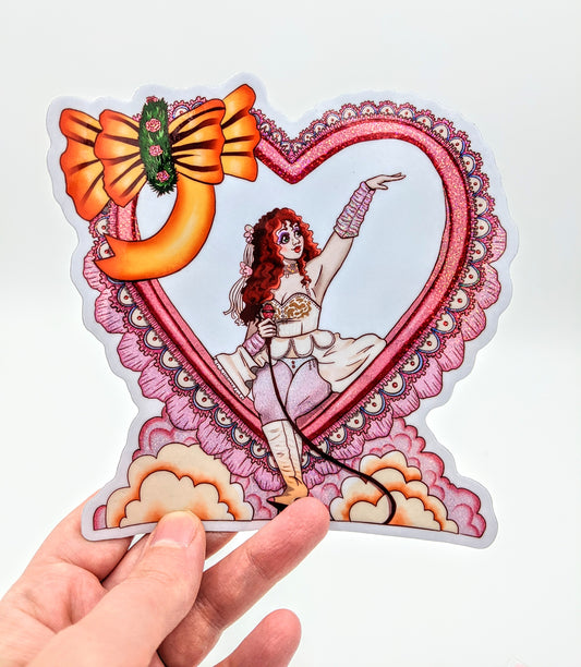 Big Chappell Glitter Sticker