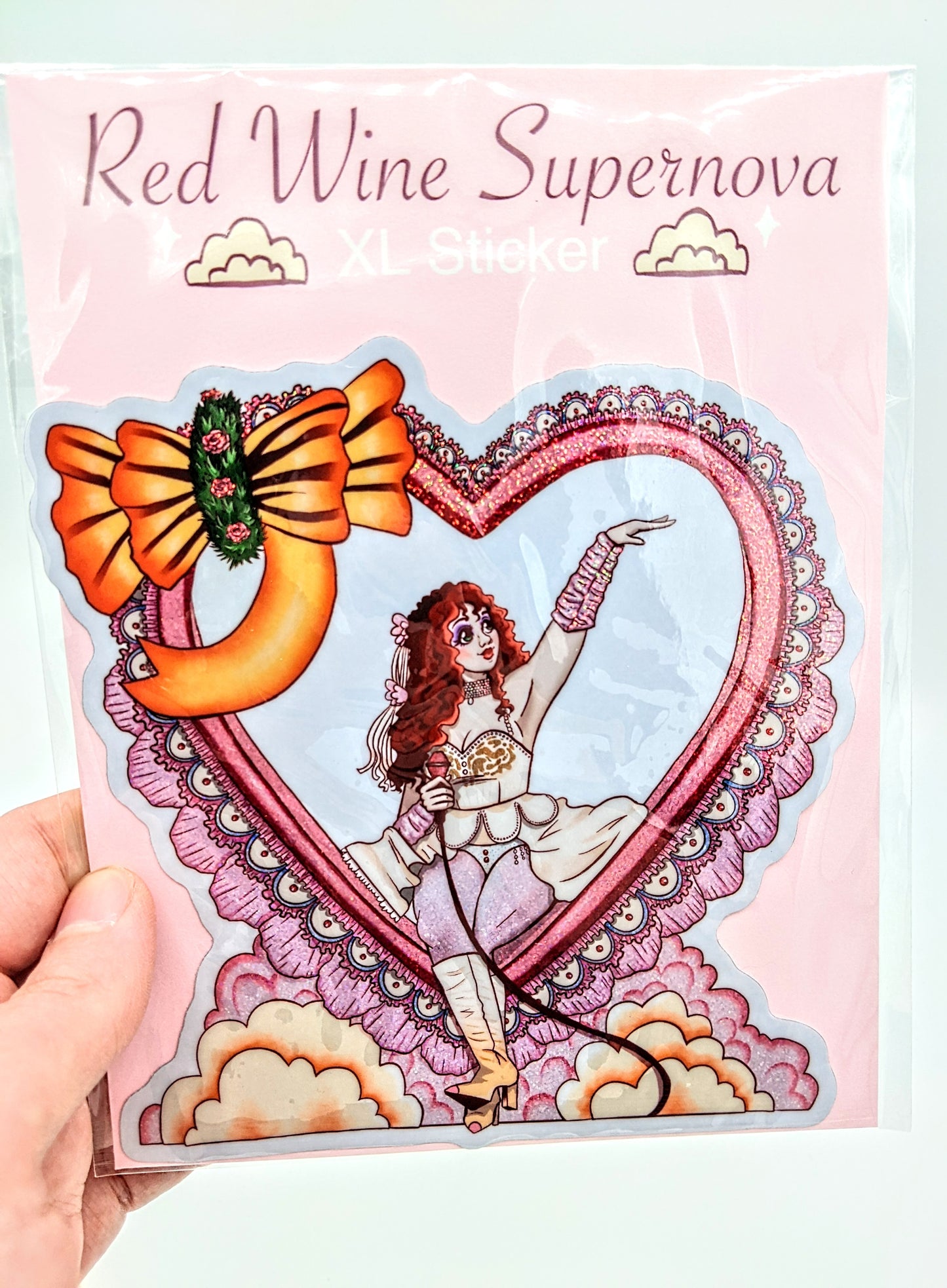 Big Chappell Glitter Sticker