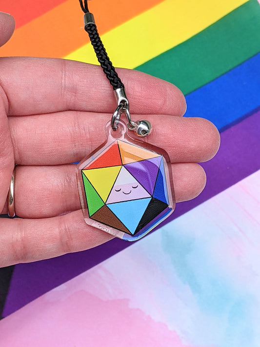 Pride Dice 1.5 Inch Charm