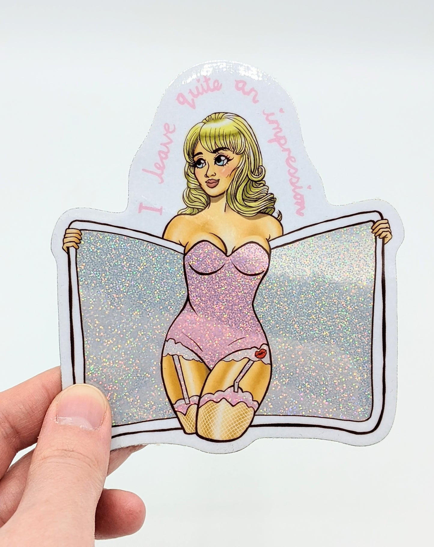 Sabrina Glitter Sticker