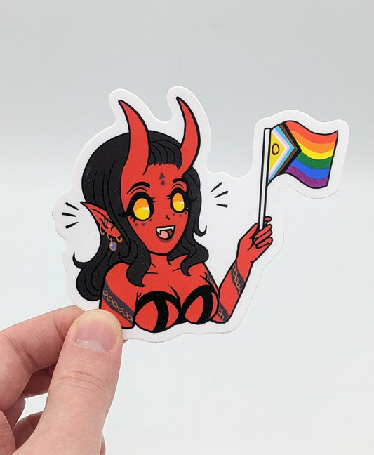 6. Araki Pride Matte Sticker