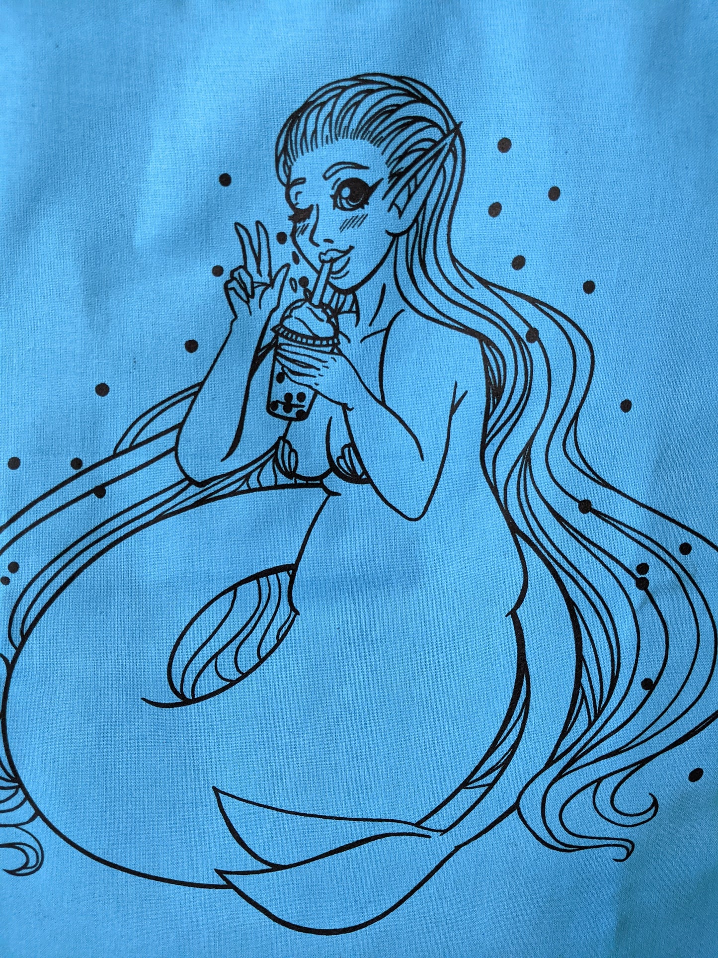Boba Mermaid Lightweight Tote