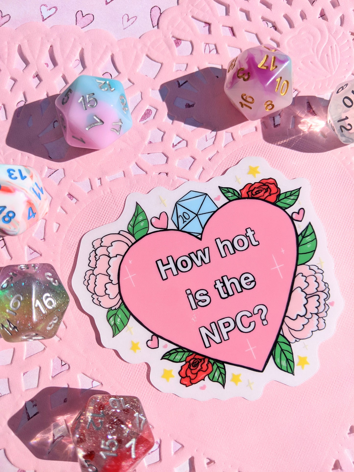 How Hot is the NPC 3 Inch Clear Vinyl Sticker
