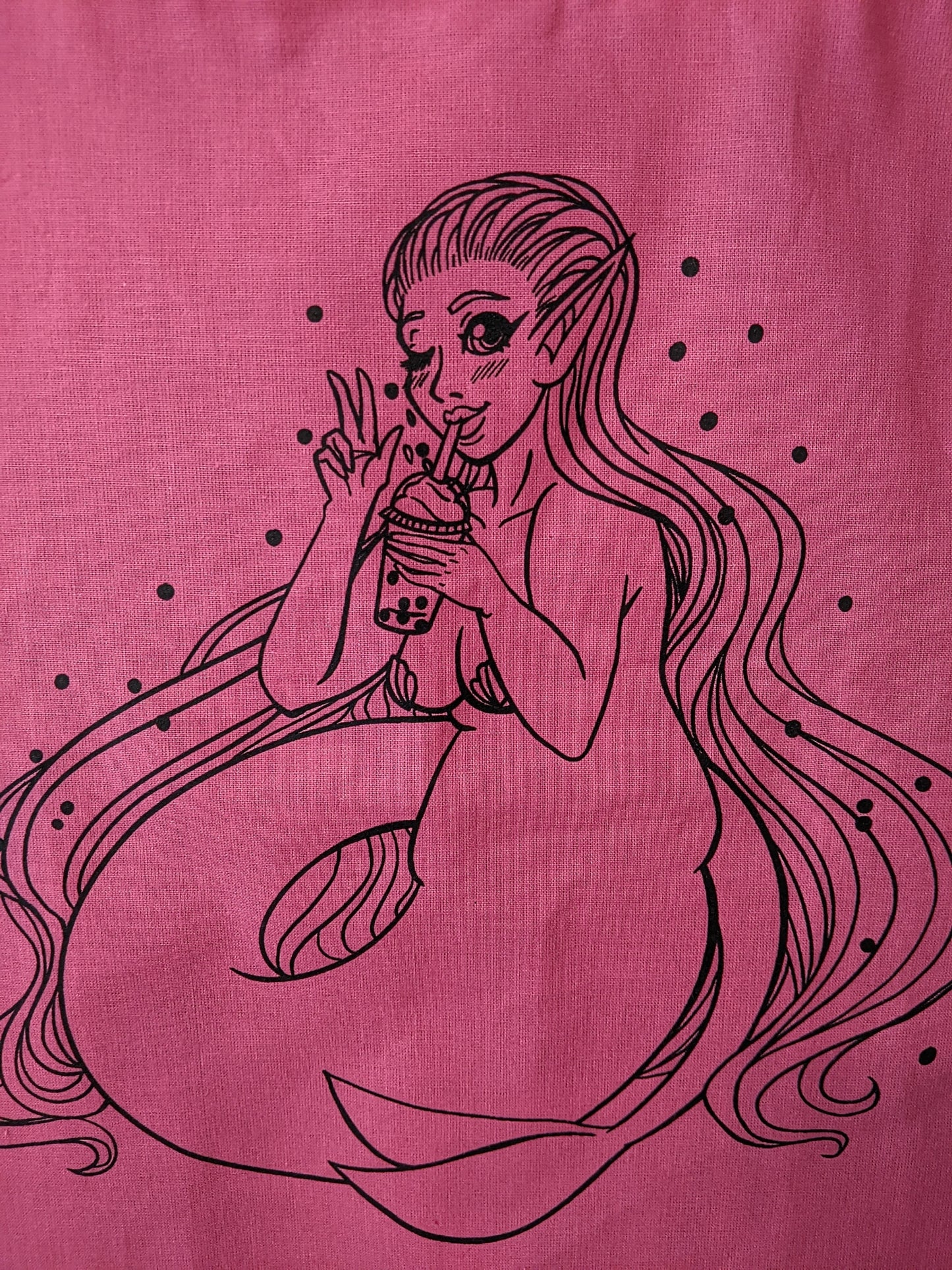 Boba Mermaid Lightweight Tote